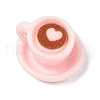 Resin Coffee Miniature Ornaments DOLL-P002-A04-2