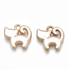 Alloy Enamel Kitten Charms ENAM-S115-056-1