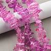 Natural Dyed Quartz Beads Strands G-G791-14P-5