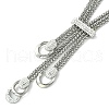 304 Stainless Steel Necklaces NJEW-Q322-10P-3