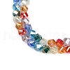 Electroplate Glass Beads Strands EGLA-D300-07-8mm-3