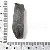 Flocky Resin Pendants RESI-E059-01B-3
