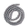 Faceted(32 Facets) Glass Beads Strands EGLA-J042-36B-15-2
