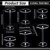 8 Sets 6 Styles Acrylic Storage Riser Rack AJEW-NB0006-30-2