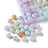 192Pcs 12 Colors Two Tone Opaque Acrylic Beads SACR-YW0001-64-2
