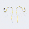 Long-Lasting Plated Brass Earring Hooks X-KK-K204-136G-NF-1