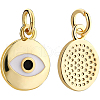 BENECREAT Brass Enamel Charms KK-BC0004-59-1
