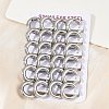 202 Stainless Steel Polishing Hoop Earrings EJEW-M106-02P-03-2