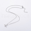 304 Stainless Steel Chain Necklaces NJEW-O108-40P-3