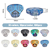 SUPERFINDINGS 100Pcs 10 Colors Electroplate Glass Beads Strands GLAA-FH0001-78-2
