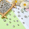 100Pcs 10 Styles Tibetan Style Alloy Beads TIBEB-CJ0001-20-5