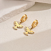 Stainless Steel Eagle Hoop Earrings BK5328-1-1