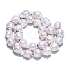 Natural Baroque Pearl Keshi Pearl Beads Strands PEAR-S019-02E-4