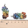 Natural Gemstone Pendants X-PALLOY-JF00188-01-3