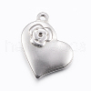 Tarnish Resistant 304 Stainless Steel Pendant Rhinestone Settings STAS-E421-069P-1