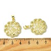 Mother's Day Brass Micro Pave Cubic Zirconia Pendants KK-H472-07G-04-3