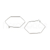 Brass Hoop Earring Findings KK-R112-039C-2