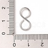 Brass S-Hook Clasps KK-L208-67P-3
