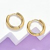 Ion Plating(IP) 304 Stainless Steel Huggie Hoop Earrings EJEW-F111B-16mm-G-1