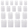  100Pcs 4 Styles Transparent Plastic Zip Lock Bags OPP-TA0001-03-1