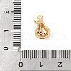 Brass Micro Pave Cubic Zirconia Pendants KK-R219-36C-G-3