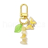 Natural & Synthetic Gemstone Chips Pendant Decorations HJEW-JM03258-3