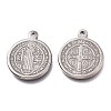 Non-Tarnish 304 Stainless Steel Pendants STAS-Z007-06-2