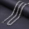 6mm Stainless Steel Byzantine Chain Necklaces FS-WG56795-67-1