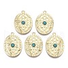 Tibetan Style Alloy Pendants PALLOY-R113-16G-NR-1