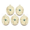 Tibetan Style Alloy Pendants PALLOY-R113-16G-NR-1