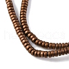 Electroplated Non-magnetic Hematite Beads Strands G-P571-A01-01C-3