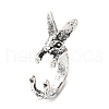 Zinc Alloy Open Cuff Rings for Women RJEW-U058-02AS-4