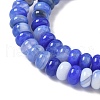 Natural Banded Agate Beads Strands G-F790-I01-01C-4