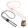 WADORN 2Pcs 2 Colors PU Leather Drawstring for Bucket Bag FIND-WR0010-27-1