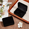 Flocking Cufflinks Boxes CON-WH20001-07-4