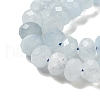 Natural Aquamarine Beads Strands G-B074-A01-02-4