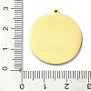 201 Stainless Steel Pendants STAS-R118-08G-3