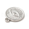 Non-Tarnish 304 Stainless Steel Pendants STAS-E176-15P-4
