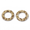 Faux Mink Fur Covered Linking Rings WOVE-N009-02I-1