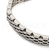 304 Stainless Steel Thick Link Chain Bracelet BJEW-G649-09B-A-2