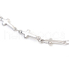 Stainless Steel Link Necklaces NJEW-JN02211-2