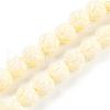 Synthetic Coral Carved Beads Strands CORA-C003-01-2