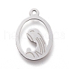 Non-Tarnish 304 Stainless Steel Pendants STAS-M228-S01-P-1