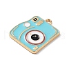 Alloy Enamel Pendants ENAM-K072-02KCG-02-2