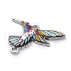 Alloy Enamel Connector Charms ENAM-P257-04P-2