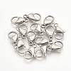 Tarnish Resistant 304 Stainless Steel Lobster Claw Clasps X-STAS-T029-11-1