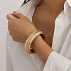 Alloy Hinged Bangles for Women BJEW-V002-07G-1