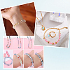 SOFPLATE 10 Colors Two Tone Transparent Glass Beads GLAA-SP0001-09-6