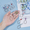 Unicraftale 2 Sets Alloy Painting Frame Pendant Decorations FIND-UN0002-04-3