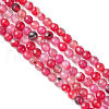Natural Crackle Agate Bead Strands X-G-R344-4mm-55-2